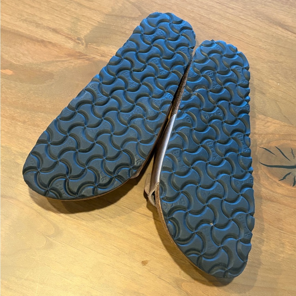 Birkenstock Ladies Madrid Rose Gold Slip On Sandal Size 6 - Picture 5 of 7
